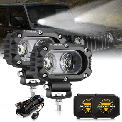 R4 série | 4″ 60 W Corrugated Lens 120° Wide Beam projecteurs LED compacts – vue 14 – NOVADOMIO
