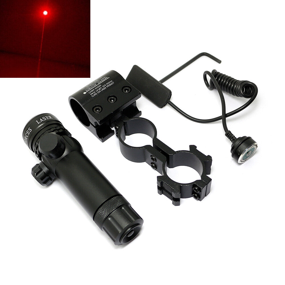 Viseur laser à point rouge 650 nm 100 mW avec support de montage – vue principale