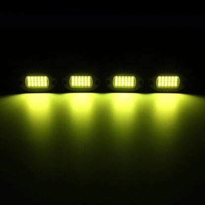 RGBW LED éclairages de soubassement Kit avec Bluetooth APP & Télécommande sans fil, Multicolor Neon éclairage sous caisse