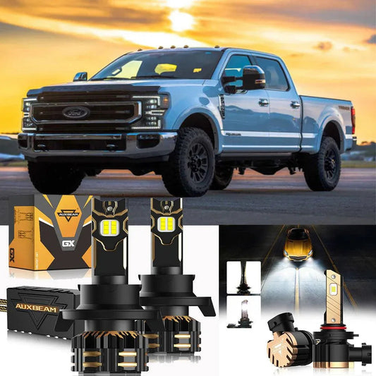 pour 2005-2010 Ford F-250 Super Duty H13 Ampoules de phare LED