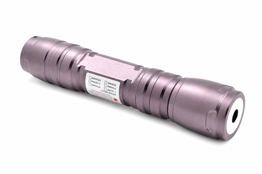 Pointeur laser rouge focalisable 650 nm 100 mW / 200 mW – laser compact en métal étanche – vue 2