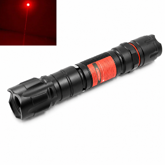 Pointeur laser étanche focalisable rouge 650 nm 200 mW – 18650 rechargeable – vue principale