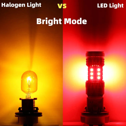 T20 7443 7440 Ampoules LED pour feux stop et arrière 56 W 600% haute luminosité sans erreur CAN-bus rouge B21 série – 2