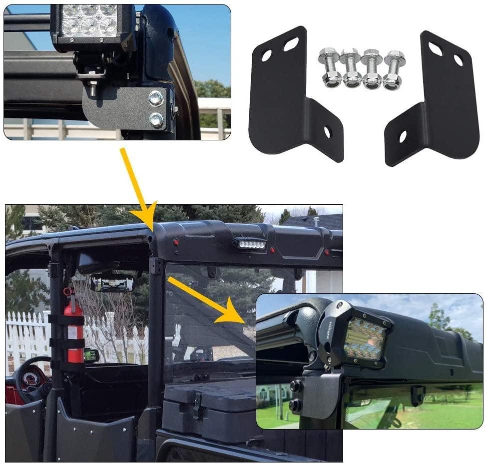 3 Inch LED Pods Light Spot/faisceau large & Rear Roof Reversing Light Projecteurs LED compacts Brackets pour 2013-2021 Polar…