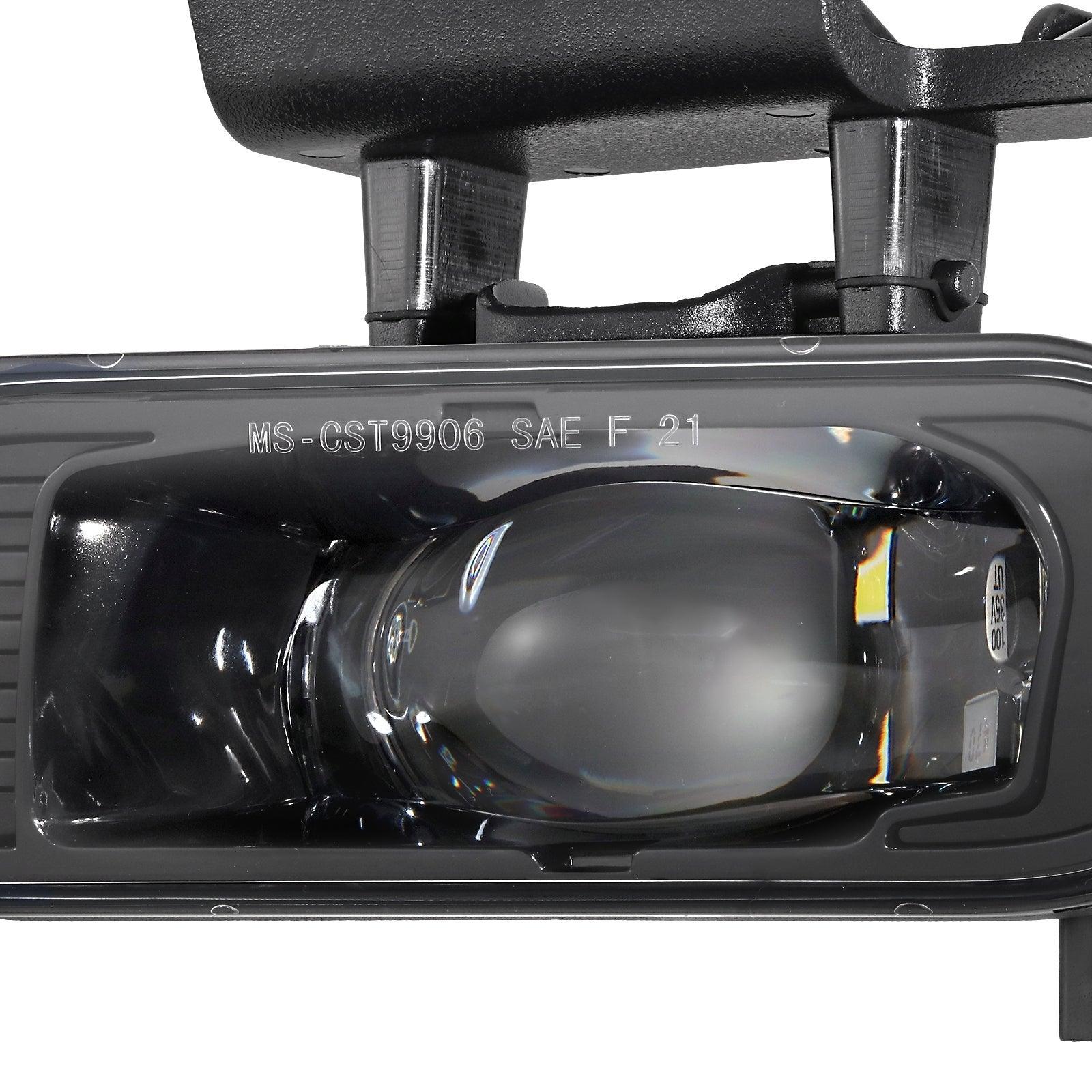 (2pcs/set) 60W DOT Approved LED Fog Lights fit pour Chevrolet Silverado 1500/2500 1999 2000 2001 2002, 1500HD/2500HD/3500 20…