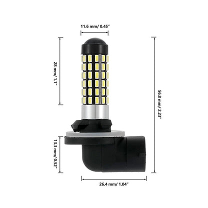 881 886 889 894 896 898 LED antibrouillard/DRL ampoules 6 W 2 000 lm 6 500 K blanc – 2 ampoules – vue 8 – NOVADOMIO