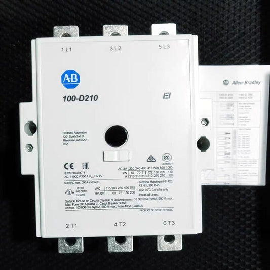 1 PIÈCES 100-D210 100-D210EA11 100-D210 EA11 Allen-Bradley AC208-277 V – vue principale