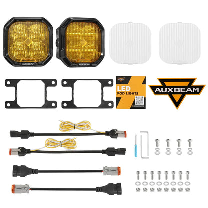 Couleur Play série 3″ LED antibrouillard Kit pour Ford Bronco/Ford Mustang/Ford Ranger – vue 14 – NOVADOMIO