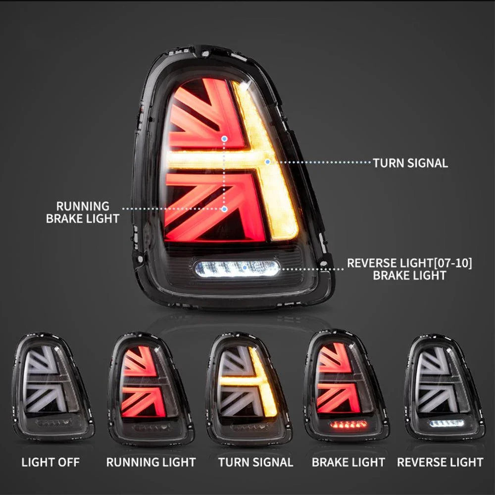 LED bloc de feux arrière avec orange Sequential clignotant pour 2007-2015 Mini R série 2th Gen (R56 R57 R58 R59） – vue 13