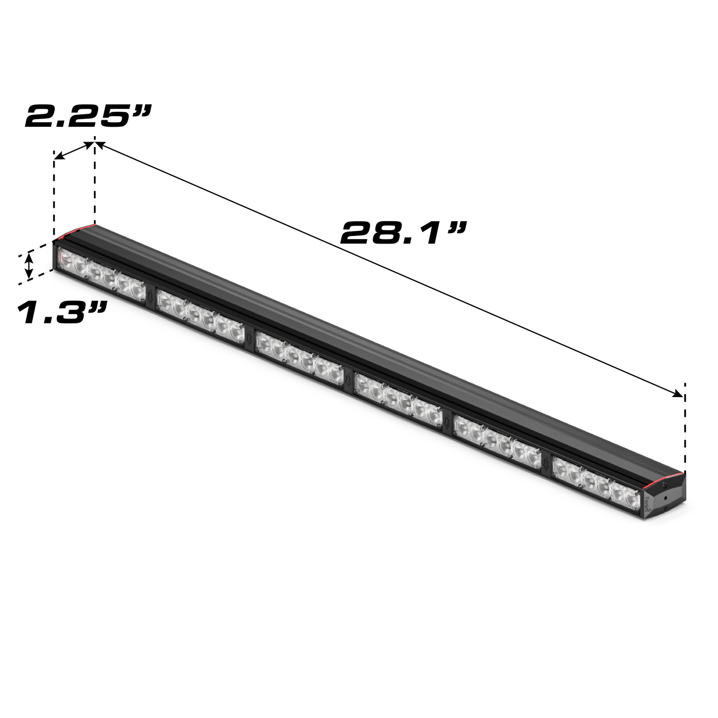 Feniex Fusion® 600 – Barre LED de signalisation – vue 6