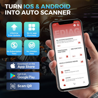 Scanner OBD2 Bluetooth KINGBOLEN SOLOSCAN pour Ford et Mazda – vue 7 – NOVADOMIO