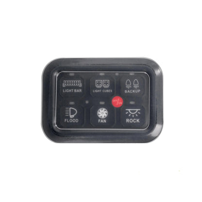 Waterproof cache en silicone pour 6 voies panneau de commande – vue 2 – NOVADOMIO