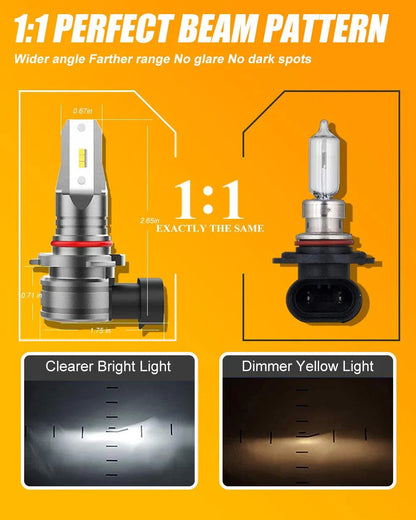 Z6 série 300% plus lumineux sans ventilateur&sans fil format compact Design Ampoules LED 6 500 K lumière blanche – vue 6