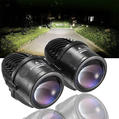 2″ 70 W Bi-LED lentille projecteur antibrouillard 6 000 K bleu Film Lens pour Toyota/Honda | lot de 2 – vue 2 – NOVADOMIO