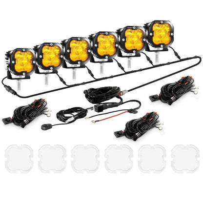XP-ULTRA série 3″ 80 W 9 600 lm projecteurs LED compacts blanc&orange – vue 48 – NOVADOMIO