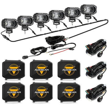 R4 série | 4″ 60 W Corrugated Lens 120° Wide Beam projecteurs LED compacts – vue 13 – NOVADOMIO