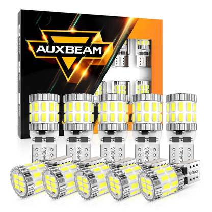168 2825W5W T10 Ampoules LED pour plaque, feux latéraux et intérieur 3 W 400% plus lumineux CAN-bus anti-erreur blanc B1