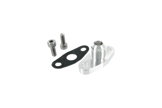 An 10 billet huile return bride pour garrett t3 t4 t04 – Darkside Developments