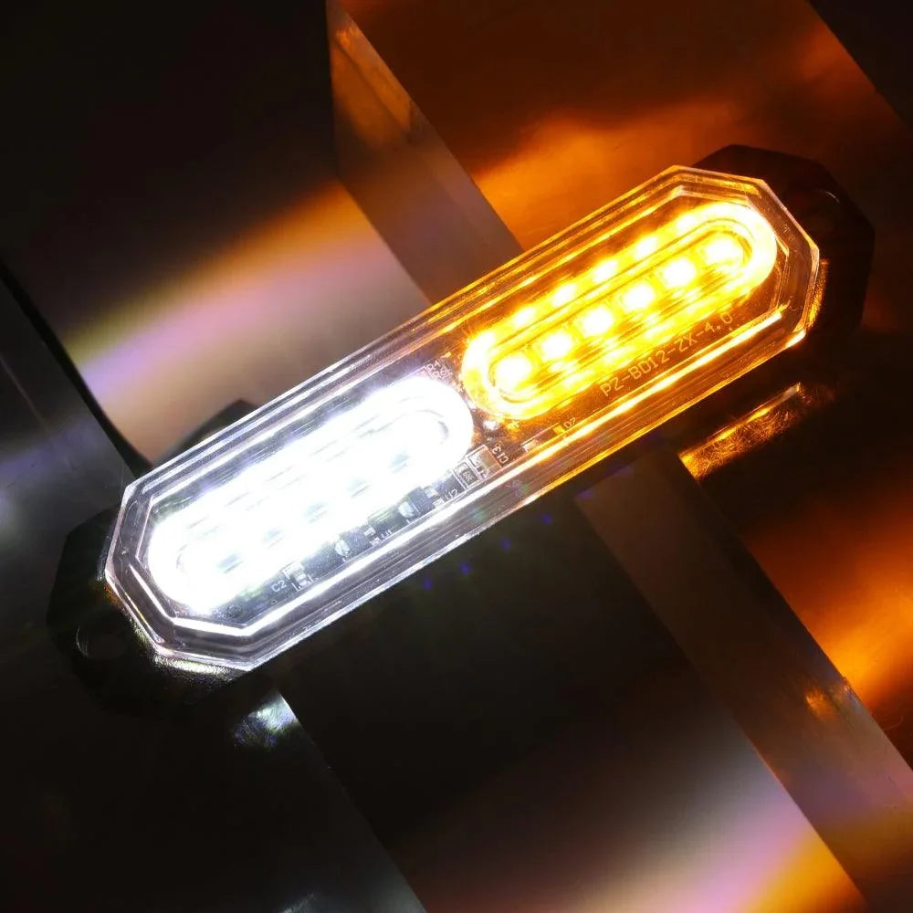 (4PSC/SET) 12LED Emergency Surface Mount Grill feu à éclats pour Trucks Vehicles ATV RV Cars Van – vue 9