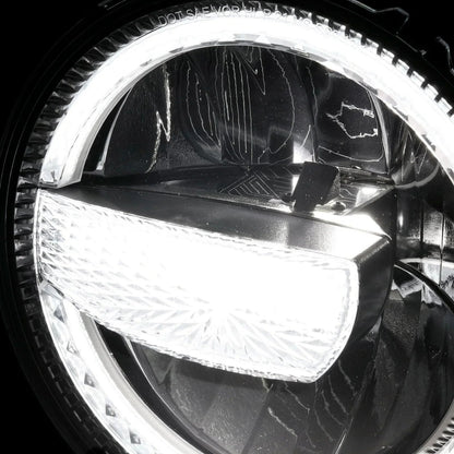 Lot de 2 9″ 120 W homologation DOT phares LED avec anneau Halo DRL & High feux de croisement pour 2018–2021 Jeep JL JLU