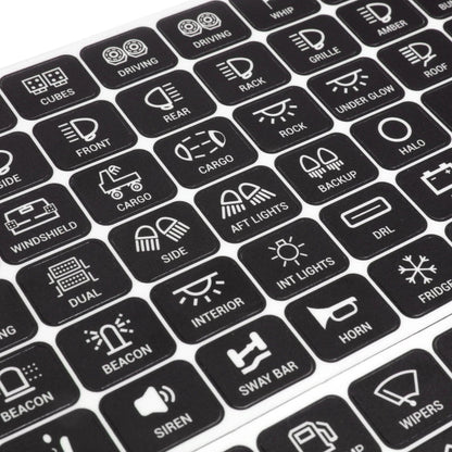 120 universel Stickers pour AC-1200/AR-600/RA80 XL/RB80 XL panneau de commande – vue 5 – NOVADOMIO