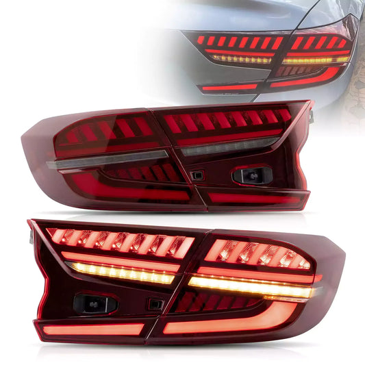 LED bloc de feux arrière avec Full LED dynamique animation lumineuse d’accueil pour 2018–2022 Honda Accord 10th Gen – vue 2