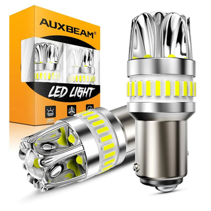 1157 BAY15D Ampoules LED pour recul, clignotants, stop et feux arrière 14W 6000LM sans erreur CAN-bus 6500K blanc Y2 série