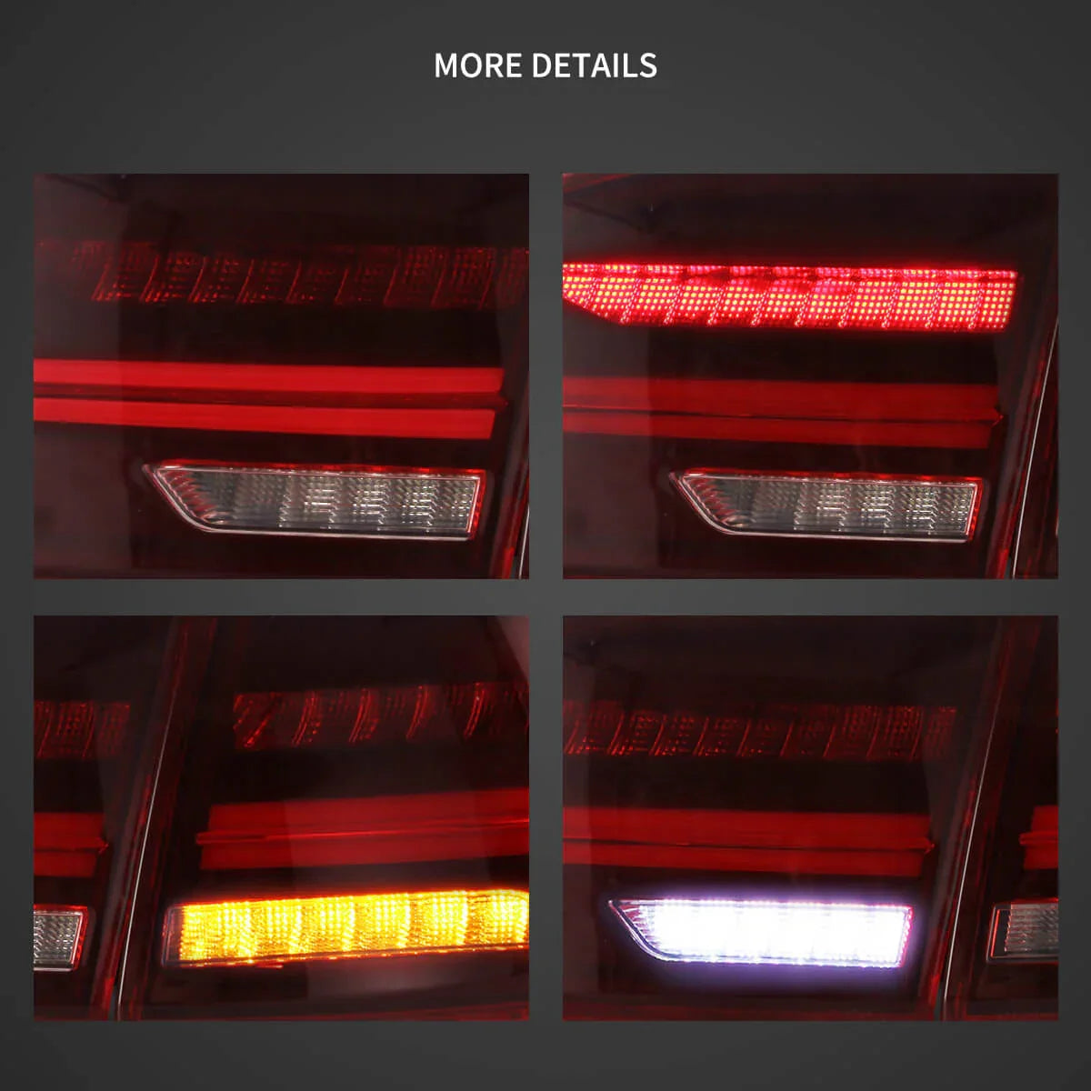 LED bloc de feux arrière avec Full LED Sequential clignotant pour 2011-2014 Volkswagen Jetta/Sagitar 6th Gen (A6) – vue 11