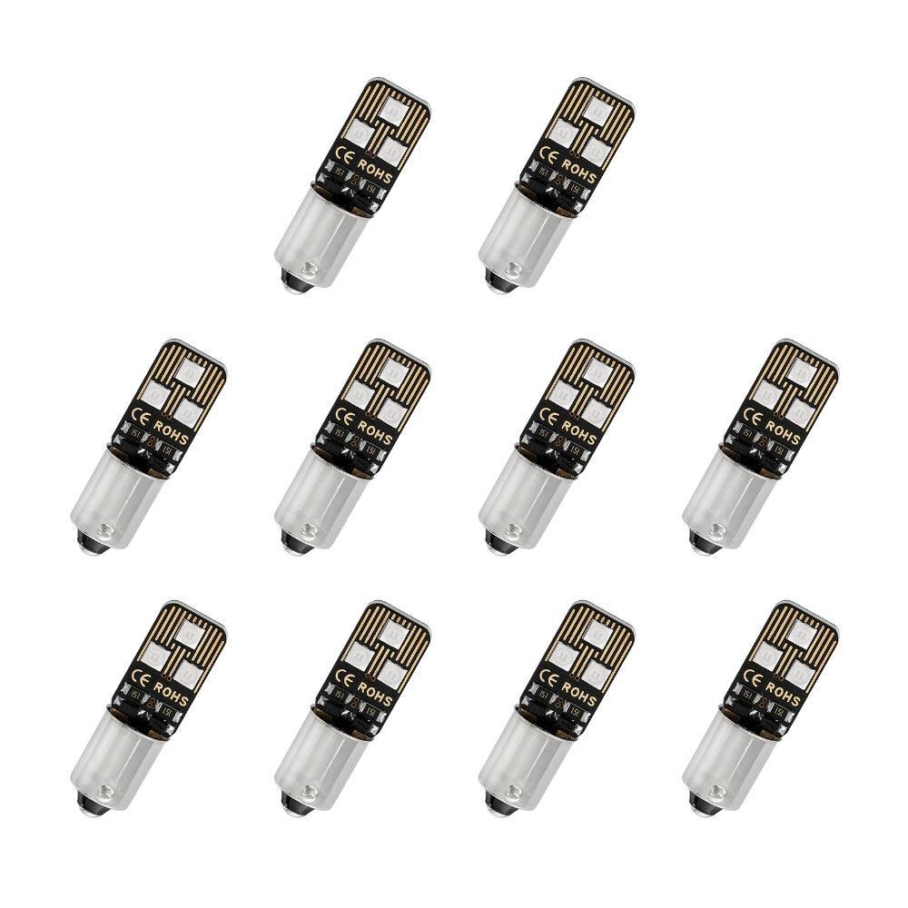 10PCS Blue Light BA9S BA9 1895 1891 53 57 LED Bulbs pour Car Interior Dome Map License Plate Glove Box Light etc – vue 9