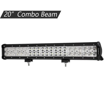 20″ Classic-SM série double rangée Barres LED 6 000 K blanc Combo – vue 3 – NOVADOMIO