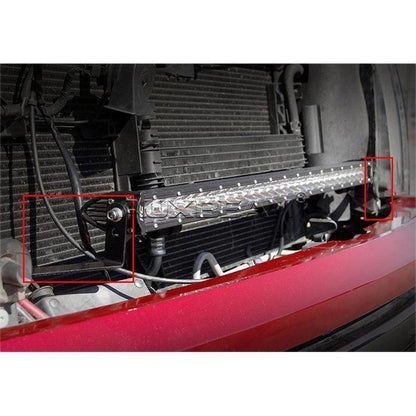 Lot de 2 30″ simple rangée Barres lumineuses Grille Mounts pour F-150 – vue 6 – NOVADOMIO
