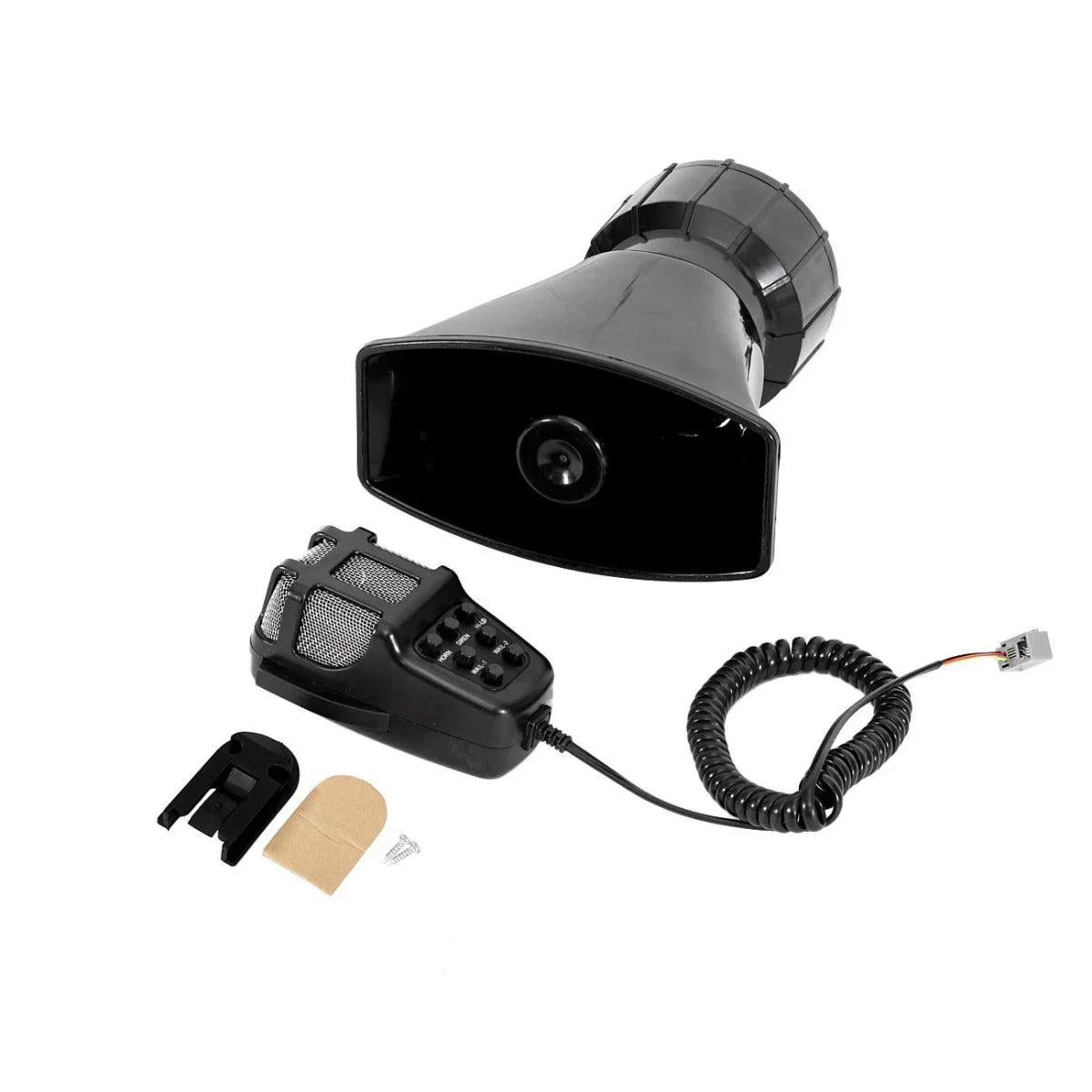 Auxbeam 12V 100W Horns 7 Tone Emergency Warning Siren avec Mic PA Speaker – vue 9