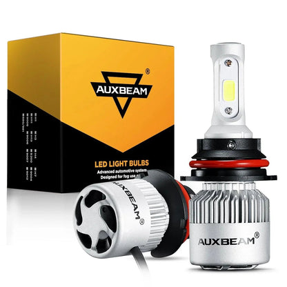 9007/HB5 Ampoules LED S2-série COB LED 270°/360° Beam 8 000 lm pour Nissan Frontier High feux de croisement 2001–2019