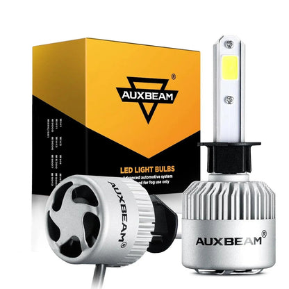 H1 Ampoules de phare LED 72 W 8 000 lm S2 série haute luminosité COB 6 500 K blanc froid – 2 ampoules – NOVADOMIO