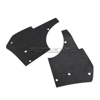 2pcs noir Dual A-Pillar Light Lower Windshield Hinge Mounting Brackets LED Working Pod Barres lumineuses Mounts pour Jeep
