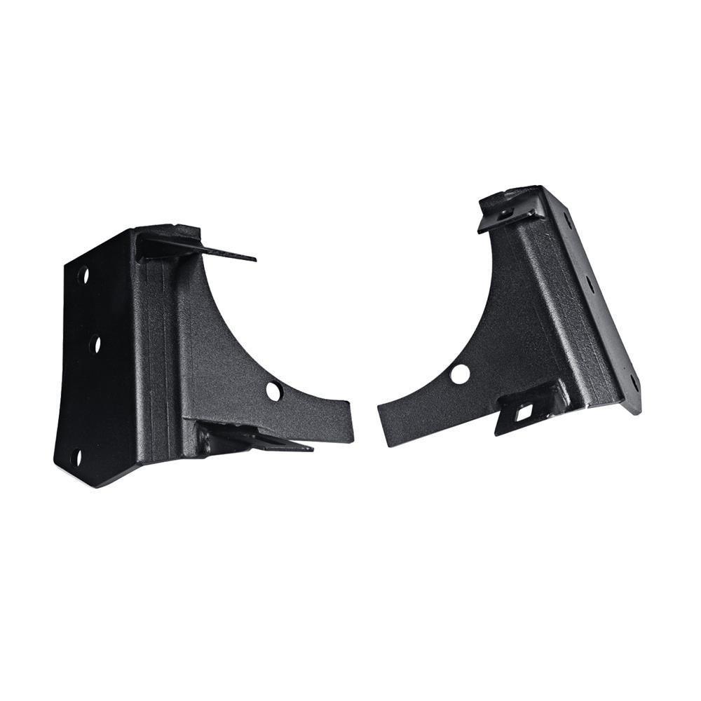 2pcs noir Dual A-Pillar Light Lower Windshield Hinge Mounting Brackets LED Working Pod Barres lumineuses Mounts pour Jeep Wr…