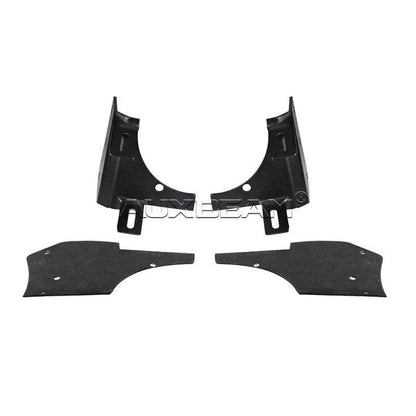 2pcs noir Dual A-Pillar Light Lower Windshield Hinge Mounting Brackets LED Working Pod Barres lumineuses Mounts pour Jeep
