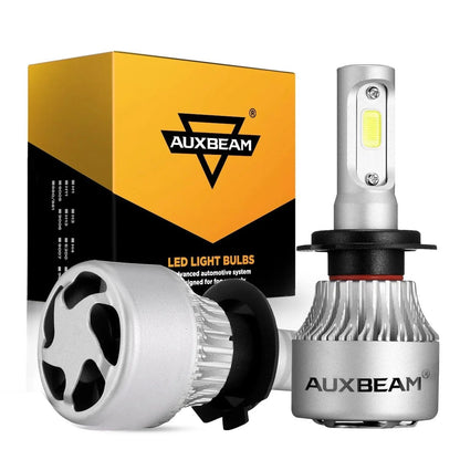 H7 Ampoules de phare LED 72 W 8 000 lm S2 série haute luminosité COB 6 500 K blanc froid – 2 ampoules – NOVADOMIO