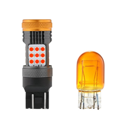 T20 7443 7440 Ampoules LED pour feux stop et arrière 56 W 600% haute luminosité sans erreur CAN-bus rouge B21 série – 2