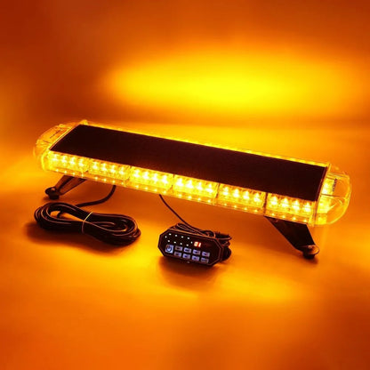 31.5″ stroboscopique de toit Barres lumineuses avec supports de montage 20 modes de flash feux de signalisation d’urgence