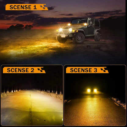 P4 série | 4″ 90 W 9 000 lm 6 modes projecteurs LED compacts feux longue portée – vue 5 – NOVADOMIO