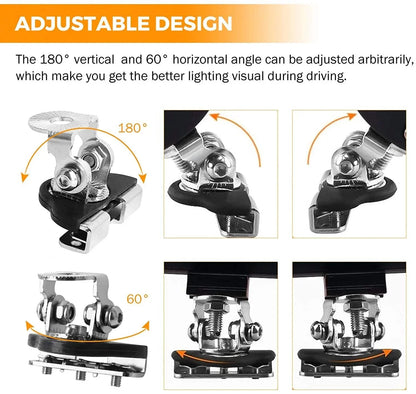 Universel Barres LED supports de montage support de montant réglable capot pour tout-terrain Jeep SUV camion – vue 5