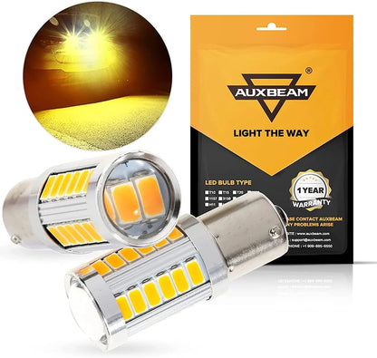 1156 P21W BA15S LED Ampoules LED frein / recul / position / clignotant 50W 8000LM blanc froid/orange/rouge 33 série – 2