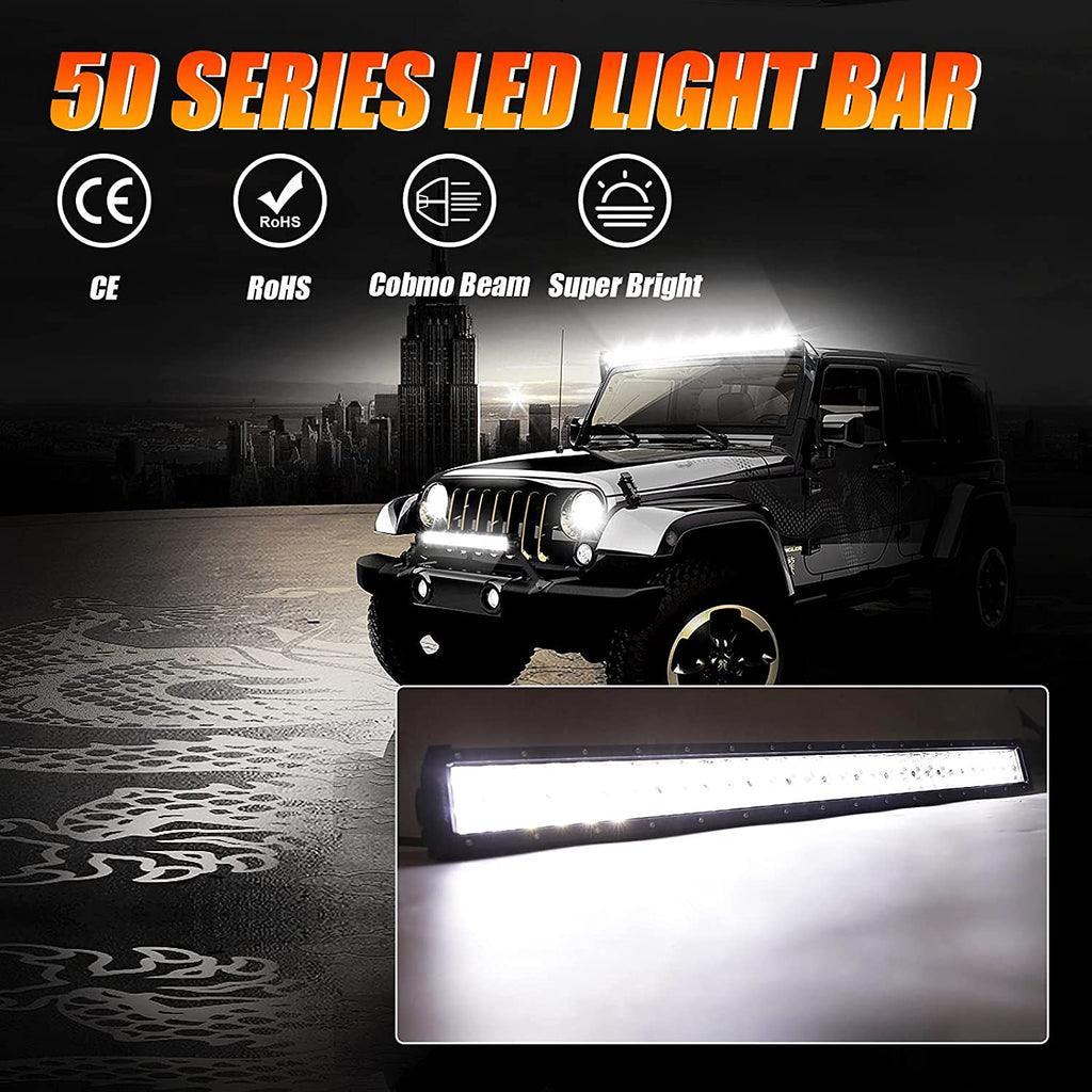 5D série Straight/Curved Off Road Barres LED pour 2002 Ford F150 – vue 5
