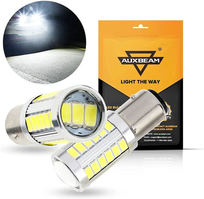 1157 P21/5W BAY15D 50W 33pcs-LED 3020SMD blanc froid/orange/rouge 8000LM LED Brake/Reverse/Parking/Tail/clignotant Light