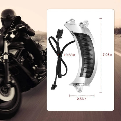LED Vent clignotant feux Driving avant Side feux avec DRL pour Harley Road Glide MS-SG15 Motorcycles 2015–2020 – vue 5