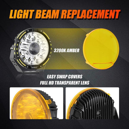 360-PRO série | 7 pouces 230W 33332LM Projecteurs LED tout-terrain à lentille spécifique – vue 17 – NOVADOMIO