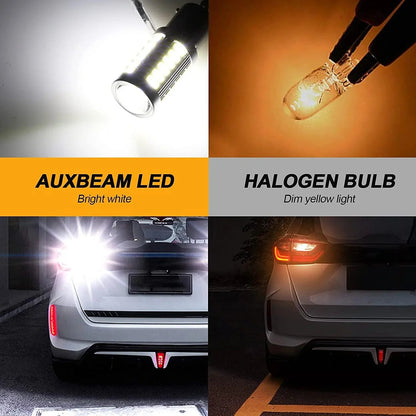 1156 P21W BA15S LED Ampoules LED frein / recul / position / clignotant 50W 8000LM blanc froid/orange/rouge 33 série – 2