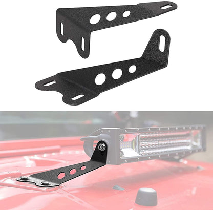 22″ capot supports de montage Barres LED feux de travail antibrouillards pour 2007–2017 Jeep Wrangler JK – NOVADOMIO