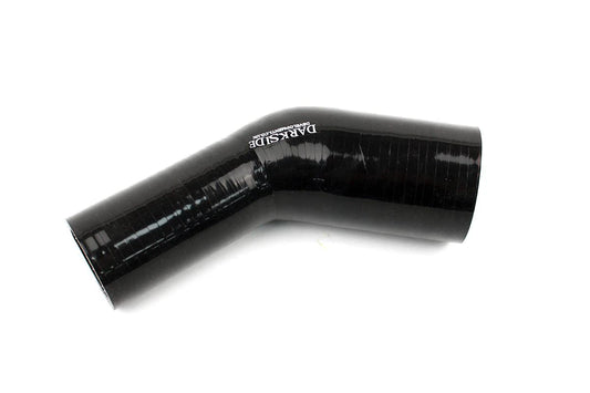 Darkside 60 mm 45 mm 2 5 1 75 reducing 45 degrés durite silicone de suralimentation – Darkside Developments